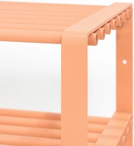 Стоманена стойка за обувки в цвят сьомга 100x48,5x29 cm Rex – Spinder Design