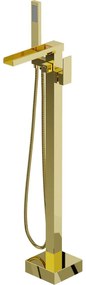 Mexen Algar свободностоящ смесител за вана, златен - 75733-50