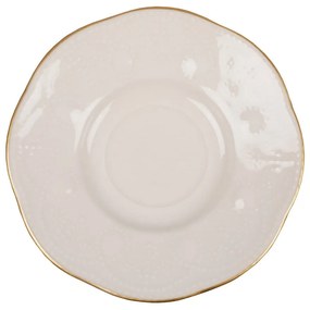 Комплект от 6 порцеланови чаши и чинии Kutahya Stitched - Kütahya Porselen