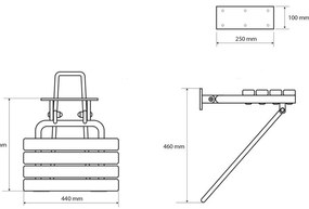 Седалка за душ Handicap – Sapho