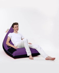 Градински пуф Pyramid Large Double Color Bed Pouf, цвят Лилав