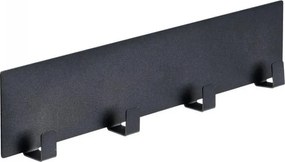 WENKO 55014100-Закачалка BLACK OUTDOOR KITCHEN 30x6,5 см черна