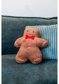 Кадифена декоративна възглавница с коледен мотив 28x37 cm Gingerbread – Catherine Lansfield