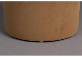 Кафява кадифена табуретка Aditi – Dutchbone