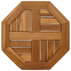 366662 vidaXL Плот за маса 40x40x2,5 см осмоъгълен масивен бук