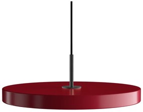 Червено LED висящо осветително тяло с метален абажур ø 43 cm Asteria Medium – UMAGE