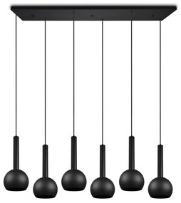 Черно висящо осветително тяло Ciliana – CINQUE