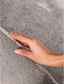 Сив ръчно изработен кръгъл килим със смес от вълна ø 160 cm Kari Organic – Villeroy&amp;Boch