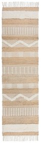 Бежова пътека от юта , 60 x 230 cm Medina - Flair Rugs