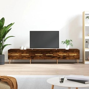 829145 vidaXL ТВ шкаф, опушен дъб, 150x36x30 см, инженерно дърво