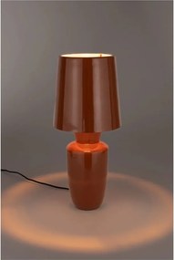 Теракотена метална настолна лампа с метален абажур (височина 42 cm) Classy – Zuiver