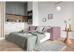 Розов разтегателен диван 168 cm Lucky Lucy - Miuform