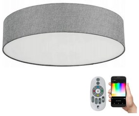 Eglo 33772 - LED RGBW Димируем плафон ROMAO-C LED/33W/230V grey+ + д.у.