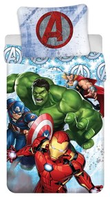 Детско памучно спално бельо Heroes, 140 x 200 cm Avengers - Jerry Fabrics