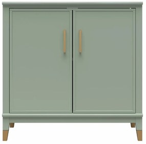 Зелено шкафче 86x85x41 cm Westerleigh – CosmoLiving by Cosmopolitan