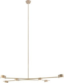 Бежово метално висящо осветително тяло Coda – Trio Select