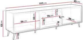 ТV шкаф Temerra 2D EF-Mpez