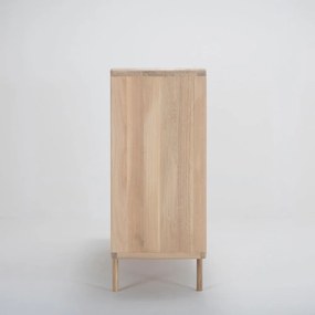 Масивен дъбов скрин с 3 чекмеджета , ширина 180 см Fawn - Gazzda