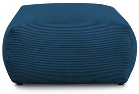 Тъмносиня табуретка от рипсено кадифе Voltaire – Bobochic Paris