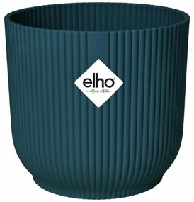 Саксия Elho   Ø 22 cm Кръгъл Тъмно синьо Пластмаса