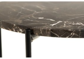 Кръгла странична масичка с мраморна плоча ø 42 cm Avila – Actona