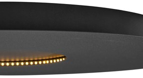 Модерна таванна лампа черна 60 см вкл. LED с 3-степенно димиране - Morning