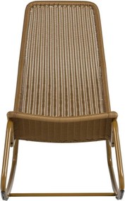 Градински стол от изкуствен ратан в цвят жълта охра Tom – WOOOD