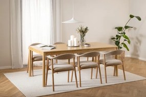PACIFIC Естествен Дъб 200x100 см (+2 удължения по 50 см) – ДЪРВЕНА МАСА В СТИЛ BOHO/СКАНДИНАВСКИ, УДЪЛЖАЕМА ДО 300 см!