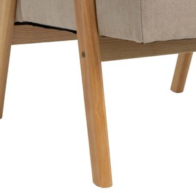 Бежово шенилово кресло Vintage – Casa Selección