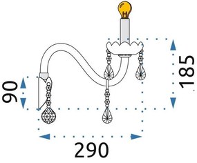 Аплик Кристален 300757