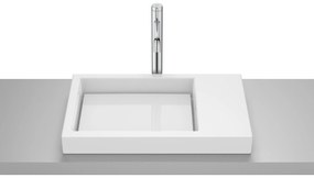 Умивалник за вграждане, A32727500B, Roca, в плот, порцелан, бял, 60х38х7см