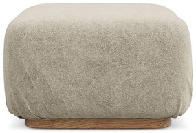 Бежова модулна табуретка от букле Ailani – Makamii