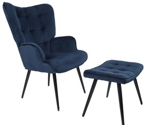 Кресло с табуретка Тексас