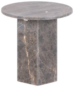 Мраморна кръгла странична масичка ø 50 cm Naxos – Actona