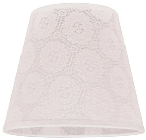 Duolla - Абажур за настолна лампа SOFIA XS E14 пр. 18,5 см бял