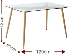 Маса Fiorino Glass