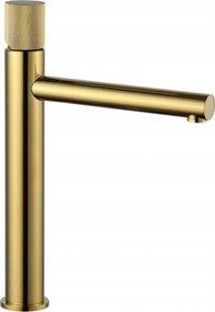 Mexen Elba One висока батерия за мивка, златна - 74111-50