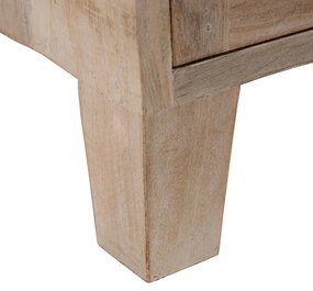 Витрина от масивно манго в естествен цвят 160x71 cm – Ixia