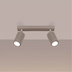 Brilagi - LED точково осветително тяло CRESTO 2xGU10/10W/230V таупе