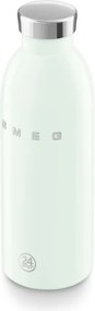 Термо бутилка SMEG Clima 50's Style WBF01PG, 500 мл, Херметично затваряне, Двустенна, Неръждаема стомана 18/8, Зелен