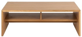 Масичка за кафе от декор от дъб в естествен цвят 60x120 cm Arlon – Actona