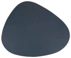 Horecano - Кожена подложка за хранене асиметрична тъмно синя 45x37см HELLA-(HC-931508) (243016-3)