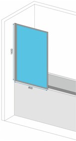 Параван Rea Elegant Brush Copper 80