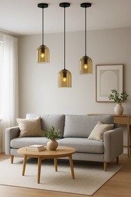 Висяща лампа APP1704-1PC Amber