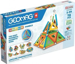 Магнитен конструктор, Geomag, Supercolor Panels 379, 78 части