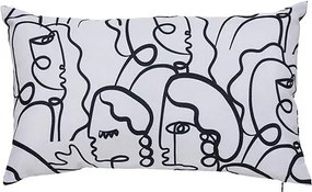 Калъфка за външна възглавница atmosphera Nolan, Бял, 30×50 cm