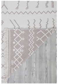 Килим за антре (80 x 300) 23001A - Бяло, Бежово Бяло
Бежово