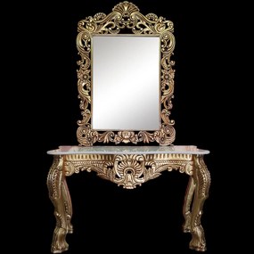 Конзолна маса с огледало DF 241 J + DF 440 J, в стил Барок