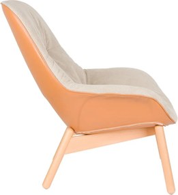 Бежово кресло Duke – White Label