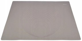 Комплект подложка за месене, точене, печене и точилка Kassel K 93708, 2 части, Силикон и дърво, Сив